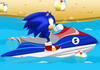 Game Sonic lái ca nô