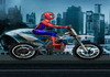 Game Người nhện lái moto