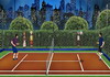 Game Chơi bóng trên sân tennis