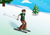 Game Ben10 trượt tuyết