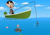Game Mr Bean câu cá