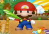 Game Mario phóng máy bay giấy