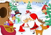 Game Ông già Noel hôn lén